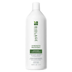 Biolage Strength Recovery Conditioner - Moisturizes & Strengthens Damaged Hair, Softness & Shine, Hydrates and Repairs Damaged Hair, With Olive Squalane & Vegan Proteins, Paraben-Free, Vegan