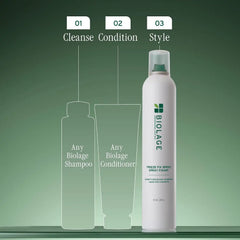 Biolage-Freeze Fix - Humidity-Resistant Fast-Drying Anti-Frizz Hairspray, Long-Lasting Strong Hold, For All Hair Types, Vegan & Paraben-Free