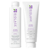 Biolage Hydra Source Shampoo & Conditioning Balm Set - Deeply Hydrates & Moisturizes Dry Hair, Infused with Fermented Aloe & Micro-Filtered Hyaluronic Acid, Vegan & Paraben-Free