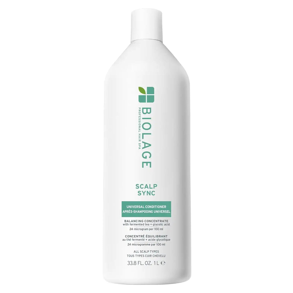 Biolage Scalp Sync Universal Conditioner - Nourishing & Hydrating for All Scalp Types, Lightweight Moisturizing & Conditioning, Fermented Tea Blend & Glycolic Acid, Vegan & Paraben-Free