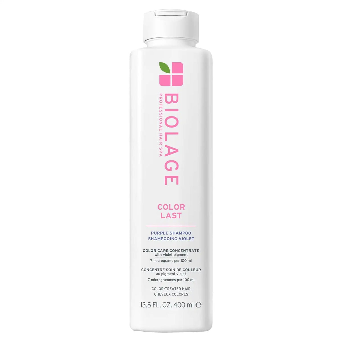 Biolage Color Last Purple Shampoo - pH Balancing Shampoo for Color-Treated Blonde Hair, Neutralizes Brass & Unwanted Warm Tones, Violet Pigments, Vegan, Paraben-Free, Packaging May Vary