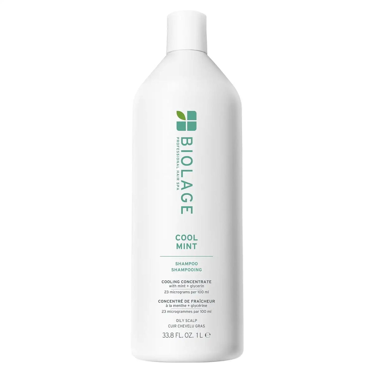 Biolage Cool Mint Shampoo - Balancing Shampoo for Oily Scalp, Gently Cleanses, Refreshes & Helps Balance, Mint & Glycerin, Vegan & Paraben-Free