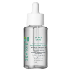 Biolage Scalp Sync Oil Balancing Hair Serum - Absorbs Excess Oil Between Washes, Leave-In Scalp Treatment, Fermented Tea Blend, Vegan, 1.6 Fl Oz