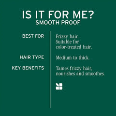 Biolage Smooth Proof Shampoo & Conditioner Set - For All Frizzy Hair Types, Cleanses, Smooths & Controls Frizz, Hydrates and Adds Shine, Paraben & Silicone-Free