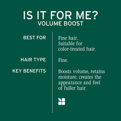 Biolage Volume Boost Volumizing Spray - Adds Bounce, Movement & Fullness, Root Lift Spray for Fine Hair, Soy Protein & Polymers, Paraben-Free & Vegan, 8.4 Fl Oz