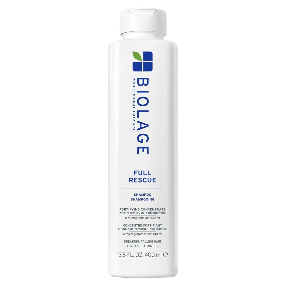Biolage Full Rescue Shampoo - Fortifies & Strengthens for Stronger Hair, Longer Lengths in 4 weeks*, Instantly Fuller-Looking Hair, Rosemary Oil & Niacinamide, Vegan & Cruelty-Free