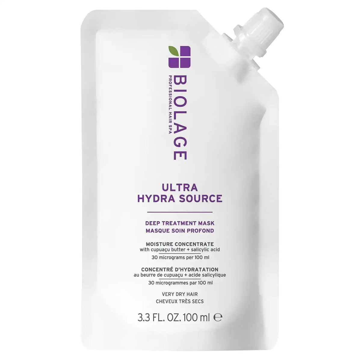 BIOLAGE Ultra Hydra Source Deep Treatment Mask - Intense Hydration, For Very Dry, Thick, Coarse Hair