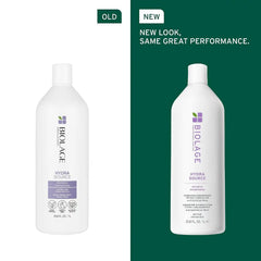 Biolage Hydra Source Shampoo & Conditioning Balm Set - Deeply Hydrates & Moisturizes Dry Hair, Infused with Fermented Aloe & Micro-Filtered Hyaluronic Acid, Vegan & Paraben-Free