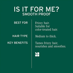 Biolage Smooth Proof Serum - Hydrates & Heals Brittle Strands, Frizz Control Hair Serum, For Frizzy Hair, With micro-dosed Camellia Oil & Glycerin