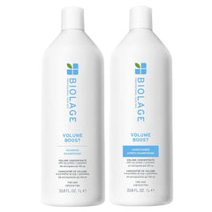 Biolage Volume Boost Shampoo & Conditioner Set - Lightweight Volume & Shine, Gently Cleanses and Plumps Hair, For Fine Hair, Paraben & Silicone-Free