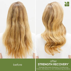 Biolage Strength Recovery Repairing Spray - Leave-In Treatment, Strengthens & Repairs Damaged Hair, Heat Protectant, Detangling Leave-In Treatment, With Olive Squalane & Vegan Proteins